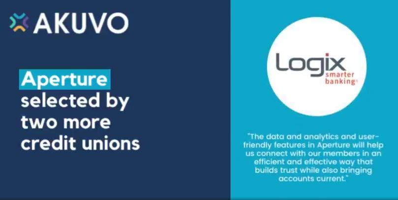 Logix FCU and USF FCU selects AKUVO for delinquency management