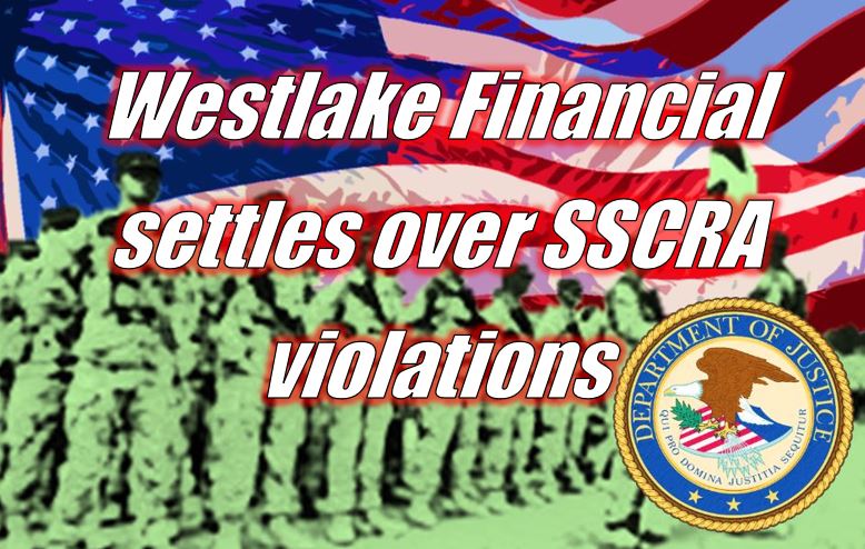 Westlake Financial settles over SSCRA violations