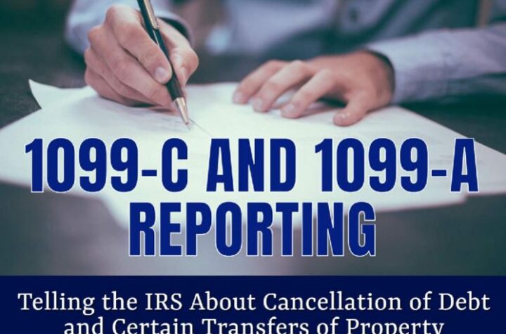 1099-C and 1099-A Reporting!