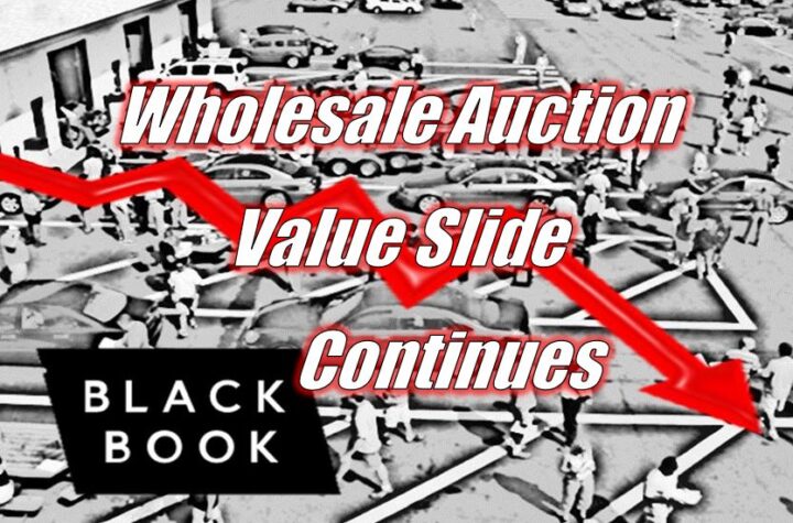 Wholesale Auction Values Slide Continues