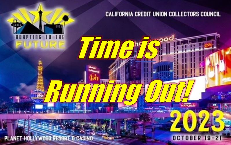 CCUCC 2023 Las Vegas – Time is Running Out!