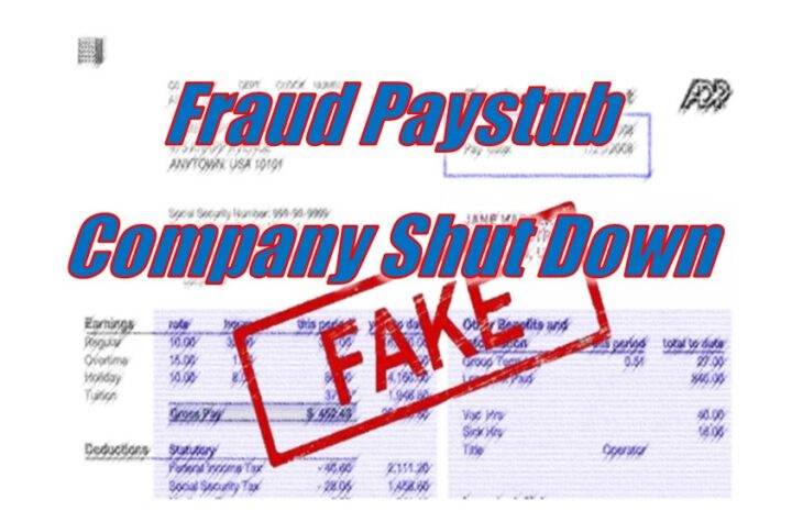 State AG Shuts Down Fraud Document and Paystub Company