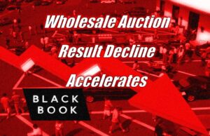 Wholesale Auction Result Decline Accelerates