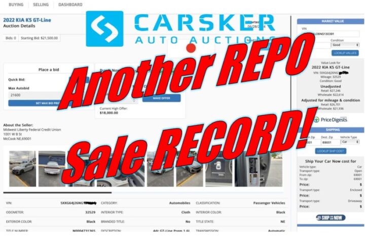 Another REPO Sale RECORD!