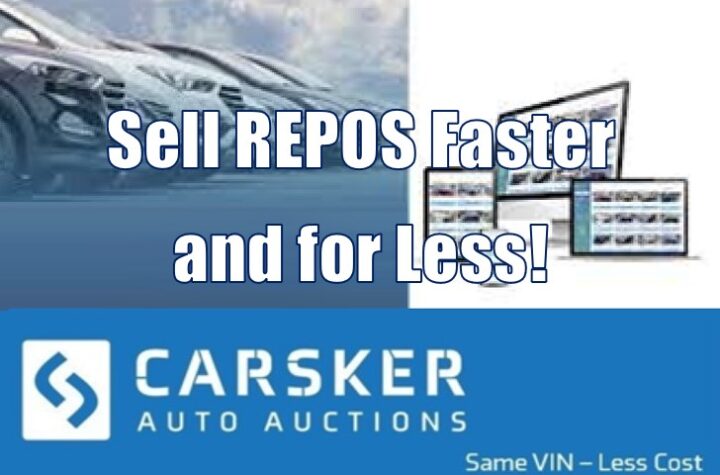 Carsker Auto Auctions Sells REPOS Faster and for Less!