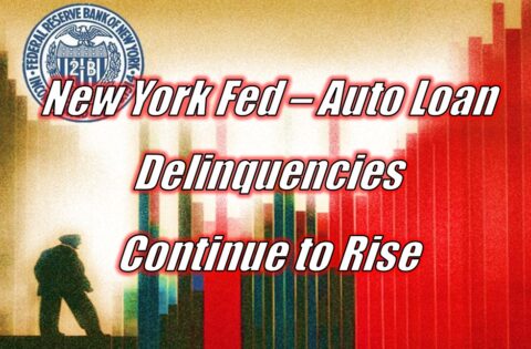 New York Fed – Auto Loan Delinquencies Continue to Rise