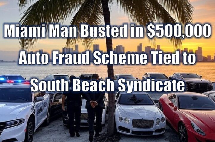 Miami Man Busted in $500,000 Auto Fraud Scheme Tied to South Beach Syndicate