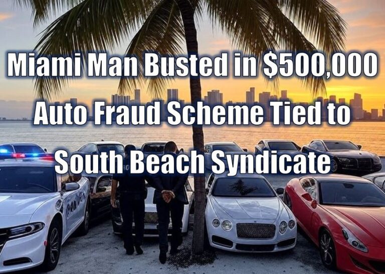 Miami Man Busted in $500,000 Auto Fraud Scheme Tied to South Beach ...
