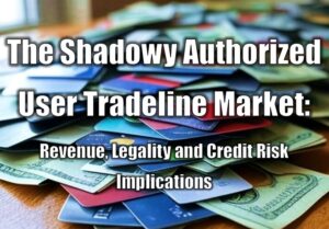 The Shadowy Authorized User Tradeline Market: Revenue, Legality and Credit Risk Implications