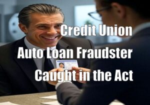 Credit Union Auto Loan Fraudster Caught in the Act