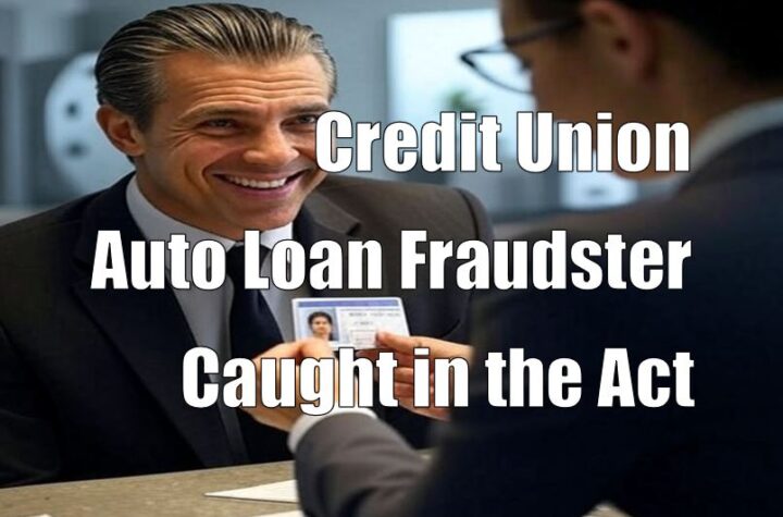 Credit Union Auto Loan Fraudster Caught in the Act