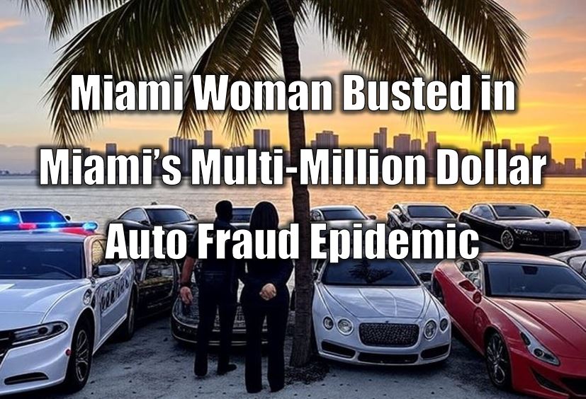 Miami Woman Busted in Miami’s Multi-Million Dollar Auto Fraud Epidemic