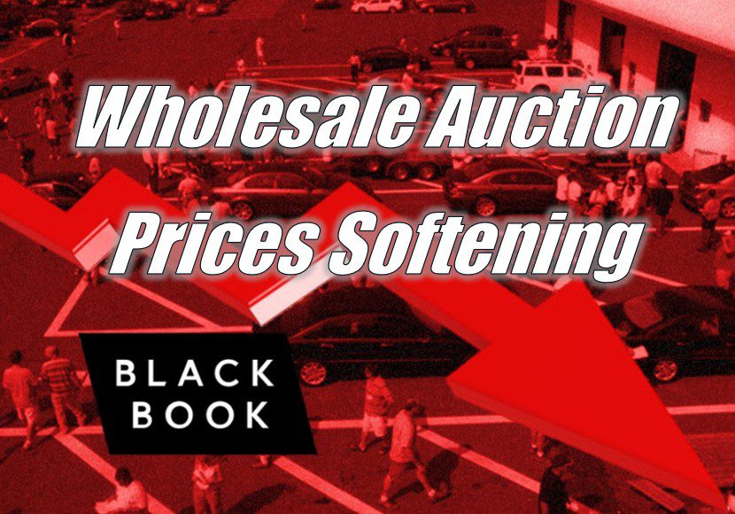 Wholesale Auction Prices Softening
