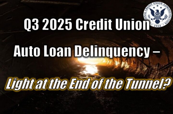 Q3 2025 Credit Union Auto Loan Delinquency – Light at the End of the Tunnel?