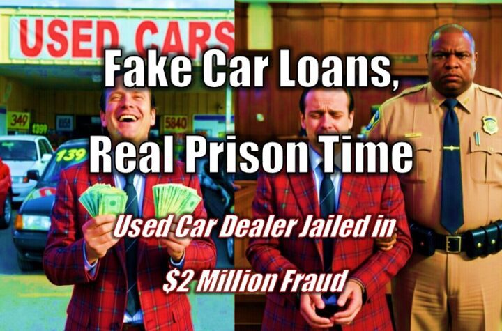 Fake Car Loans, Real Prison Time – Used Car Dealer Jailed in $2 Million Fraud