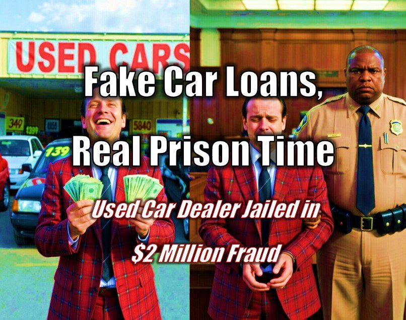 Fake Car Loans, Real Prison Time – Used Car Dealer Jailed in $2 Million Fraud