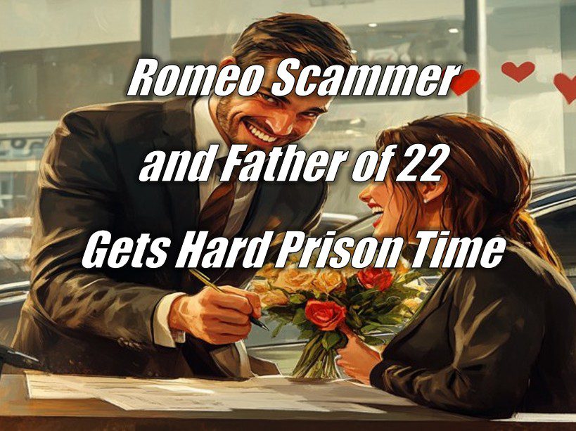 Romeo Scammer and Father of 22 Gets Hard Prison Time