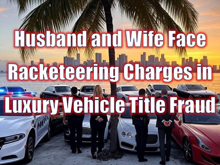 Husband and Wife Face Racketeering Charges in Luxury Vehicle Title Fraud