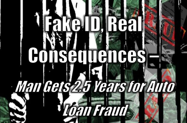 Fake ID, Real Consequences - Man Gets 2.5 Years for Auto Loan Fraud