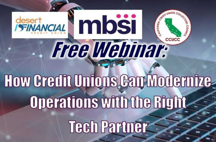 CCUCC is partnering with MBSI and Desert Financial Credit Union in presenting a free