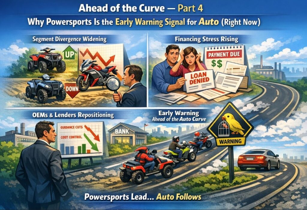 Why Powersports Is the Early Warning Signal for Auto (Right Now) - Ahead of the Curve — Part 4