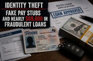 Identity Theft, Fake Pay Stubs, and Nearly $69,000 in Fraudulent Loans