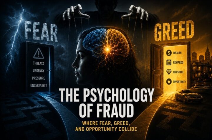 The Psychology of Fraud: Where Fear, Greed, and Opportunity Collide