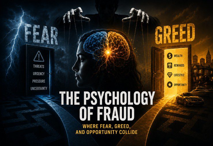 The Psychology of Fraud: Where Fear, Greed, and Opportunity Collide