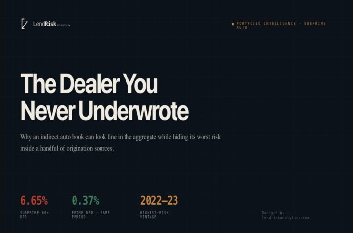 The Dealer You Never Underwrote