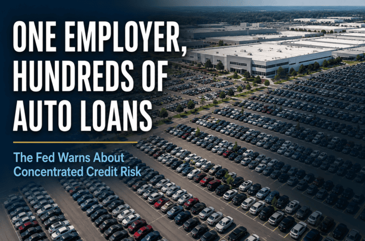 One Employer, Hundreds of Auto Loans: The Fed Warns About Concentrated Credit Risk