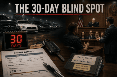 The 30-Day Blind Spot: How Straw Buyers Financed Nearly 100 Cars Before Lenders Could See Them Coming