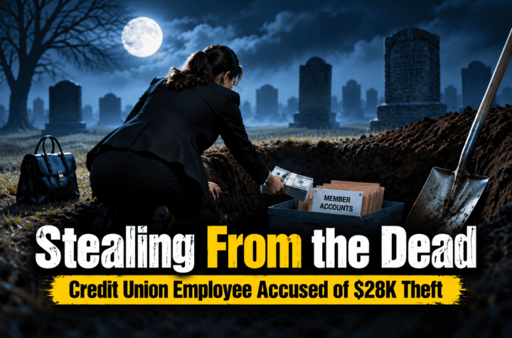 Credit Union Employee Accused of Stealing from the Dead