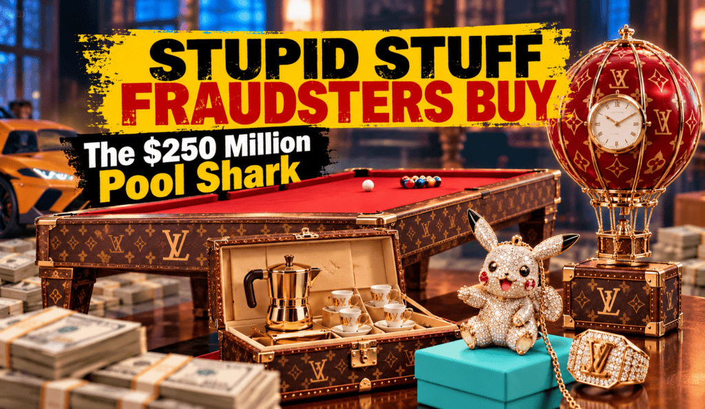 Stupid Stuff Fraudsters Buy: The $250 Million Pool Shark